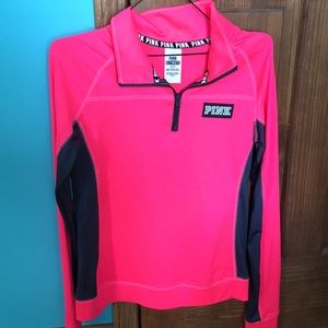 Pink Victoria’s Secret half zip